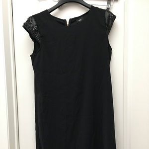 Mossimo Black Sequin Cap Sleeve Midi Dress